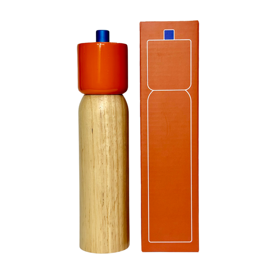 MÆGEN Salz– und Pfeffermühle | Orange und Blau Aufgeweckt