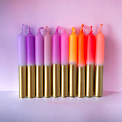 Pink Stories Baum Kerze | Dip Dye Little Star * Stille Sterne Aufgeweckt