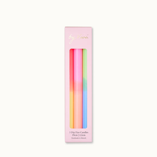 by Vivi. Kerzen-Set Dip-Dye Tall | Neon Aufgeweckt