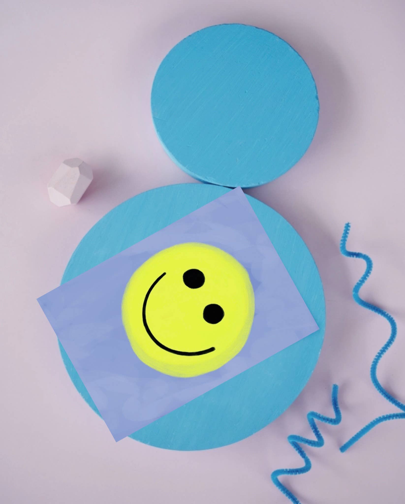 Ute Arnold / Hej.Ibiza Postkarte | Smiley Smile Aufgeweckt