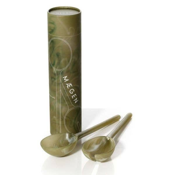 MÆGEN Salatbesteck - Olive Set Aufgeweckt