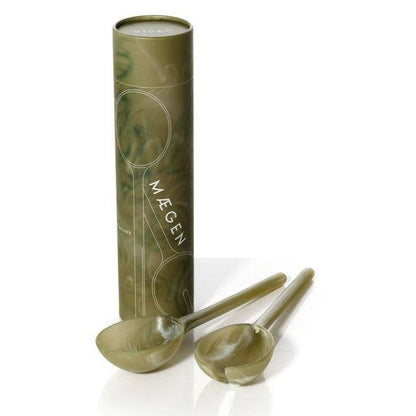 MÆGEN Salatbesteck - Olive Set Aufgeweckt