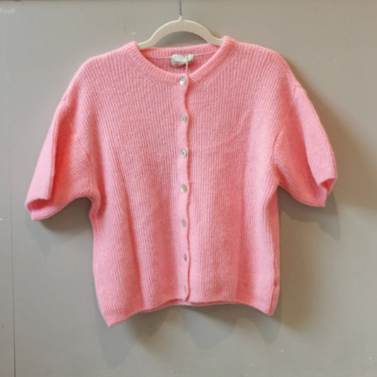Bazaar Noir Pullover Sophie | Rosa (Kurzarm) | Vorbestellung Ende August Aufgeweckt