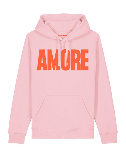 NAVUCKO Hoodie AMORE | Pink Aufgeweckt
