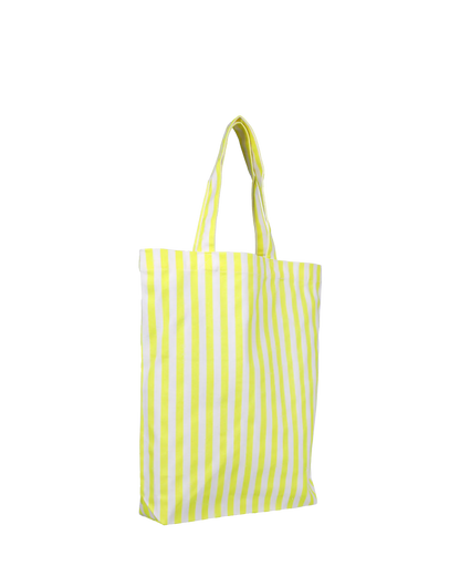 Kado Design Baumwolltasche Streifen | neongelb Aufgeweckt