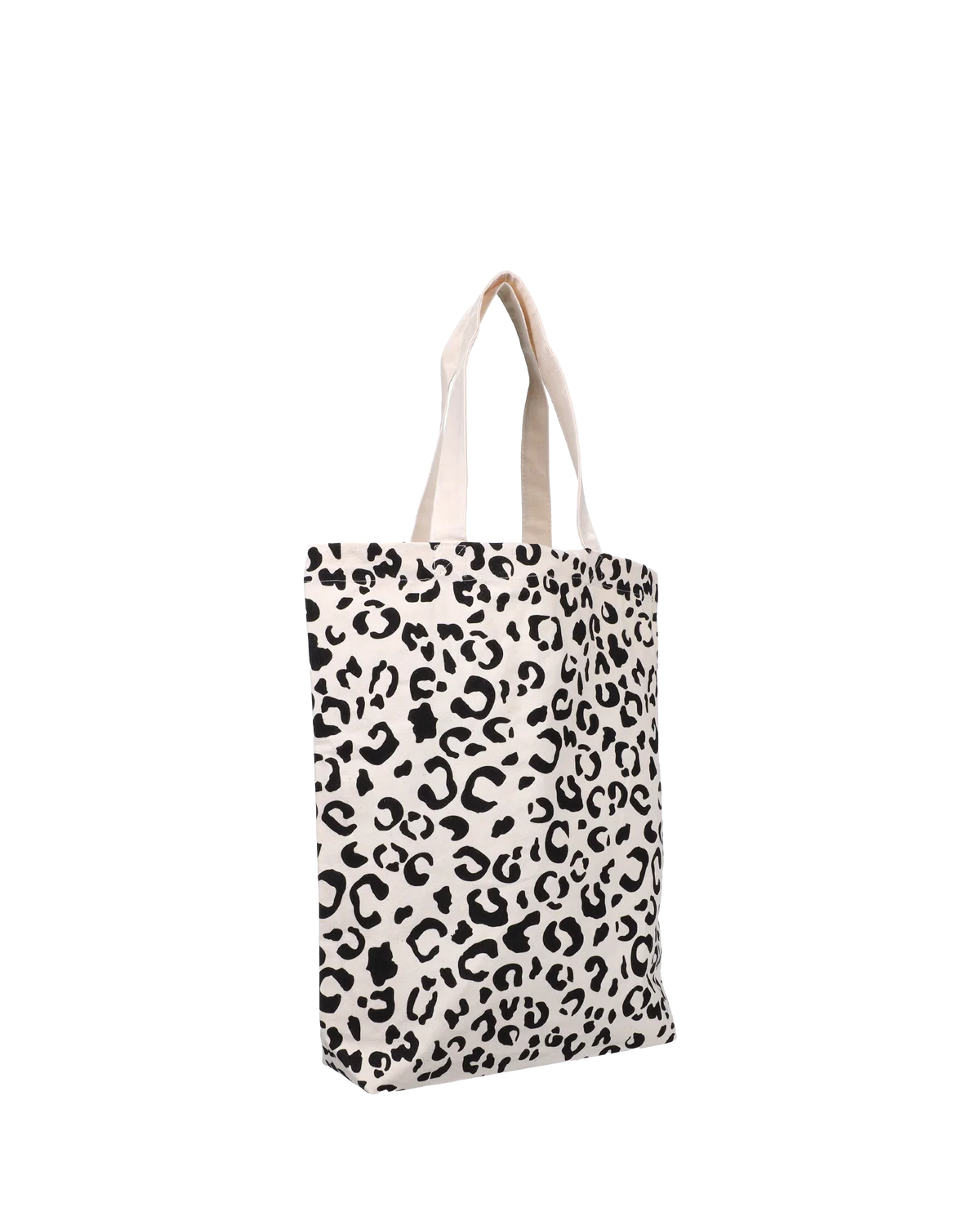 Kado Design Baumwolltasche Leopard | natur + schwarz Aufgeweckt