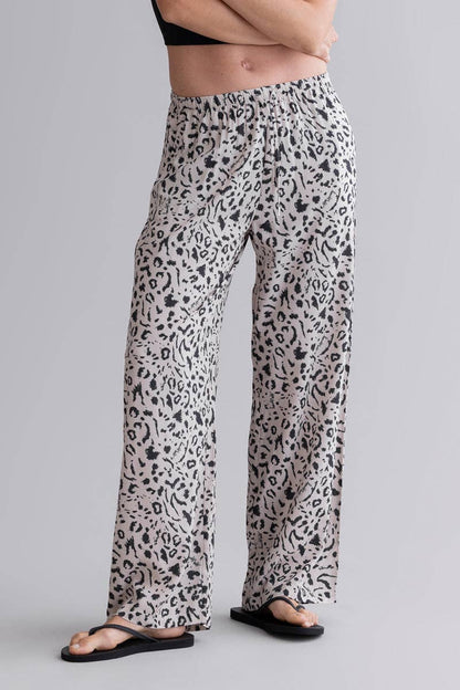 Hey Honey Summer Pants Mono Leo Oatmeal Aufgeweckt