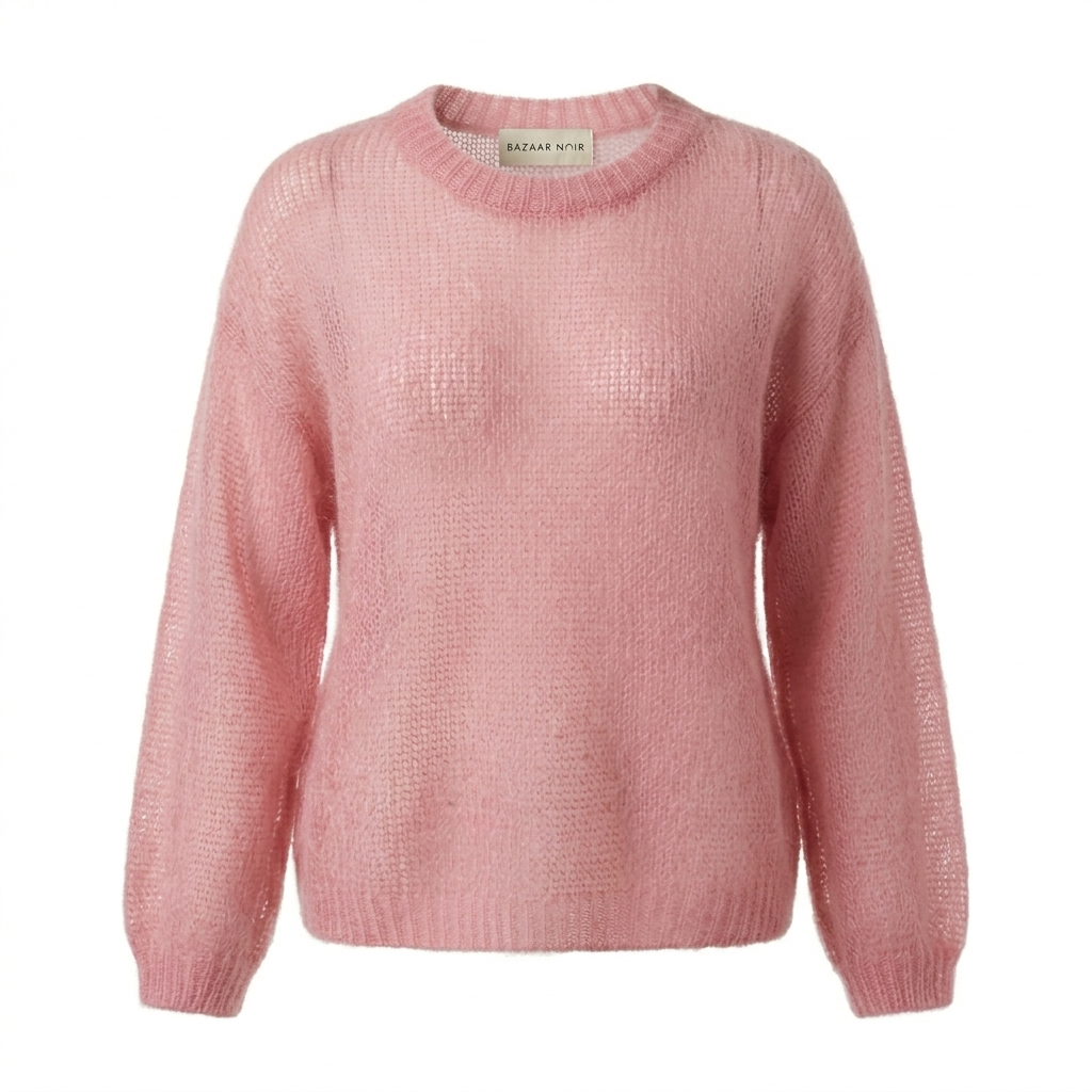 Bazaar Noir Pullover Polly 2.0 | rosa Aufgeweckt