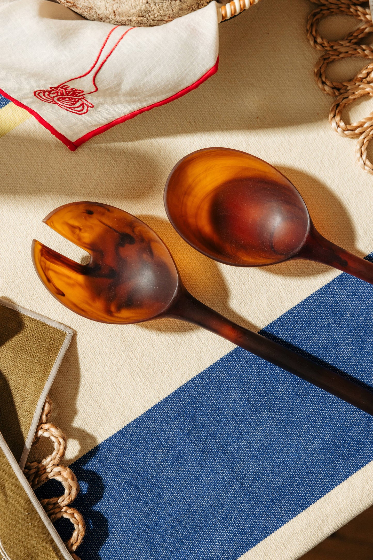 MÆGEN NEUE Salatbesteck - Bernsteingarnitur Aufgeweckt