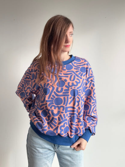 Sweater | Dotty Blau