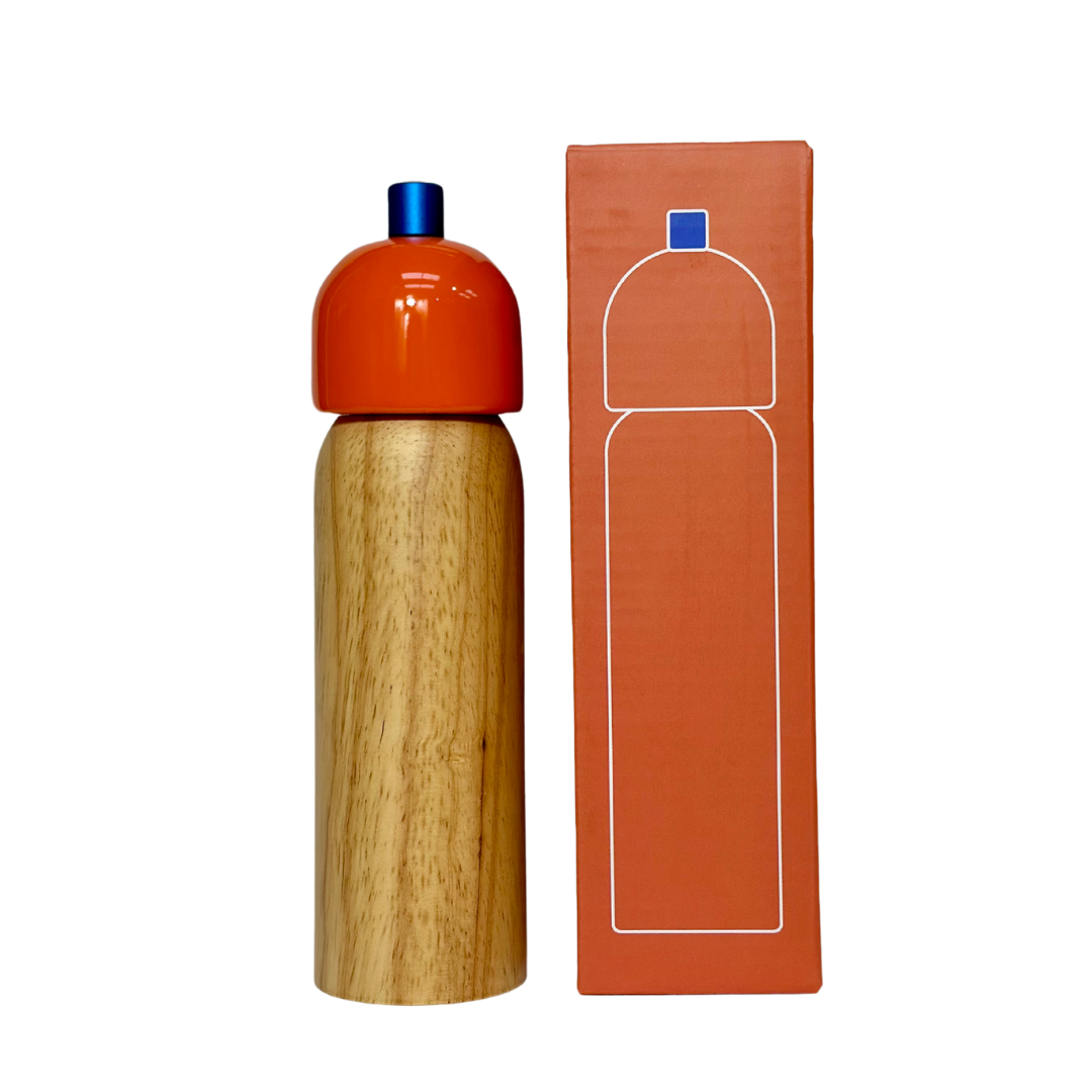 MÆGEN Salz– und Pfeffermühle | Orange und Blau Aufgeweckt
