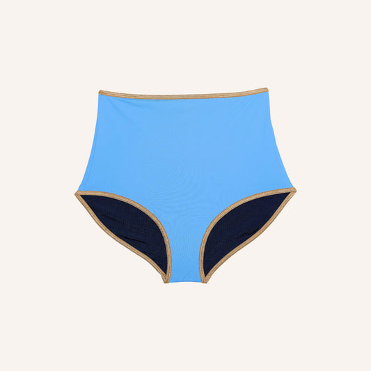 Highwaist Shorts shine Azure-Blackberry