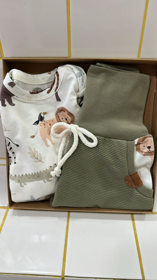 Babyset | Safari salbei