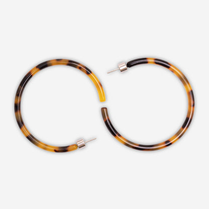 sasstie Ohrringe - Hoop Dark Cheetah Aufgeweckt