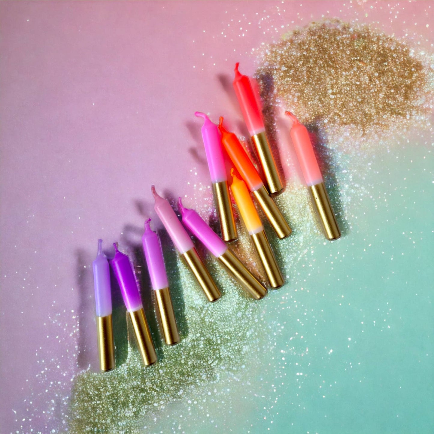 Pink Stories Baum Kerze | Dip Dye Little Star * Stille Sterne Aufgeweckt