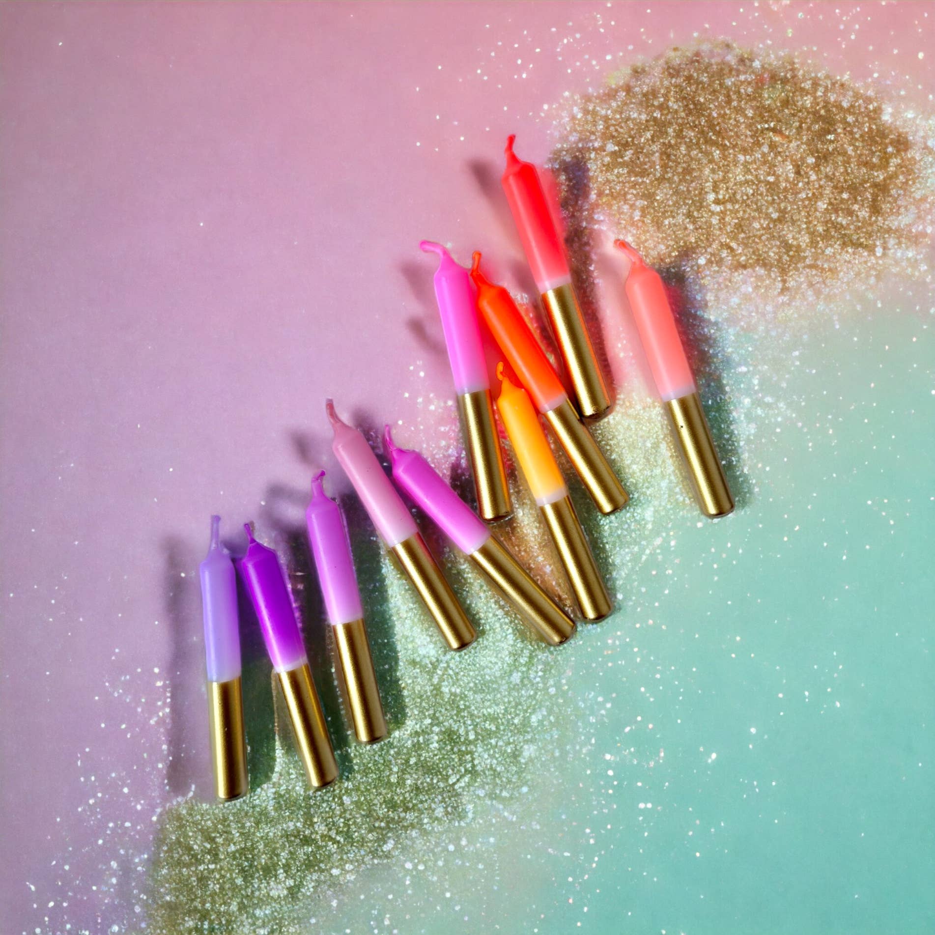 Pink Stories Baum Kerze | Dip Dye Little Star * Stille Sterne Aufgeweckt