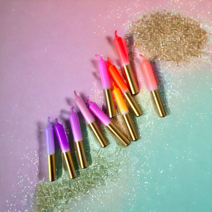 Pink Stories Baum Kerze | Dip Dye Little Star * Stille Sterne Aufgeweckt