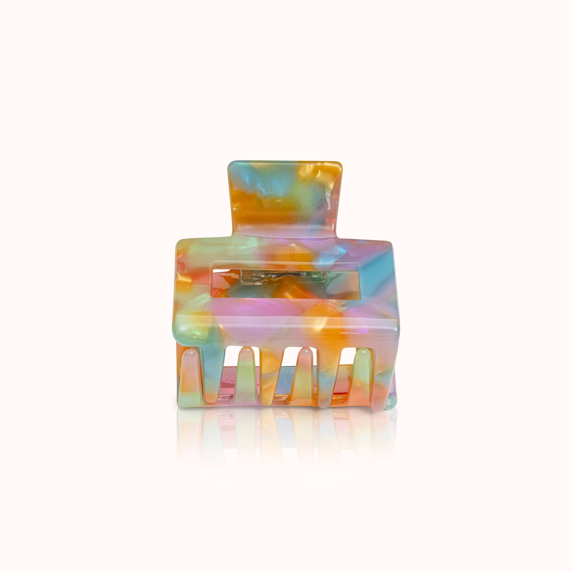 by Vivi. Haarspange Quadrat Regenbogen Aufgeweckt