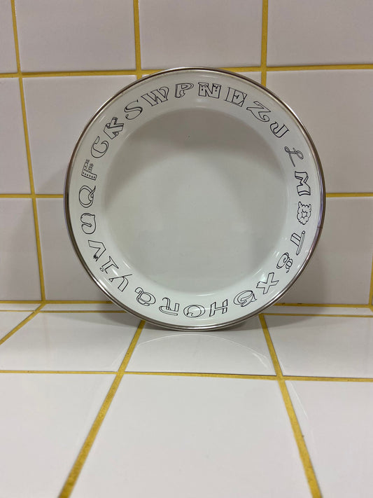 YIV Kinderteller | Alphabet Ø 20 cm Aufgeweckt