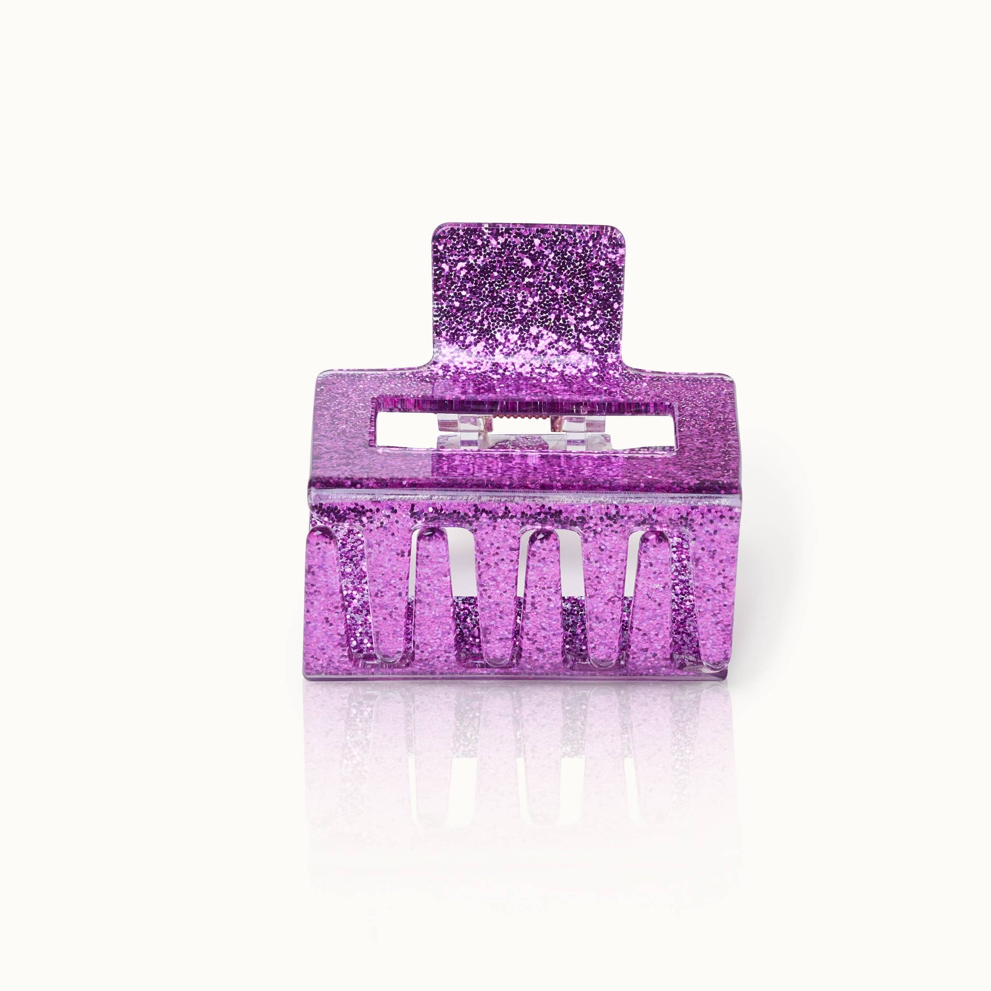 by Vivi. Haarspange Quadrat | Lavendel Glitzer Aufgeweckt