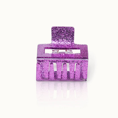 by Vivi. Haarspange Quadrat | Lavendel Glitzer Aufgeweckt