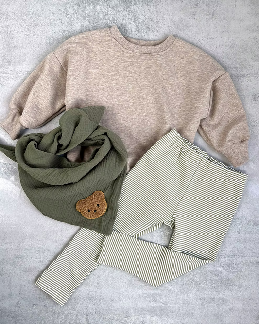 Mapaki Kinder Sweater Beige Aufgeweckt
