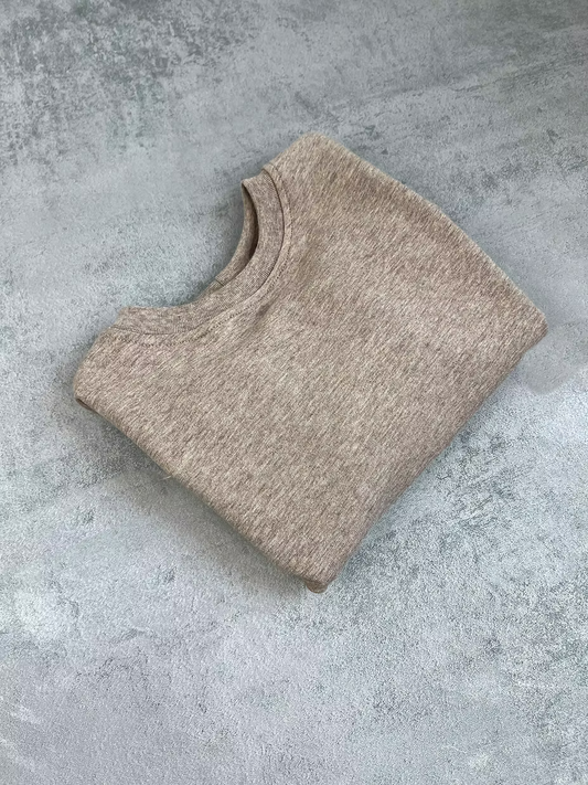Mapaki Kinder Sweater Beige Aufgeweckt