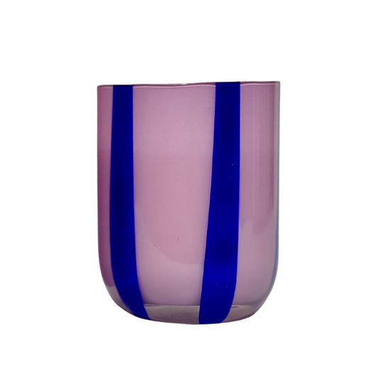 MÆGEN Glas | Atina – Flieder und Marineblau Aufgeweckt