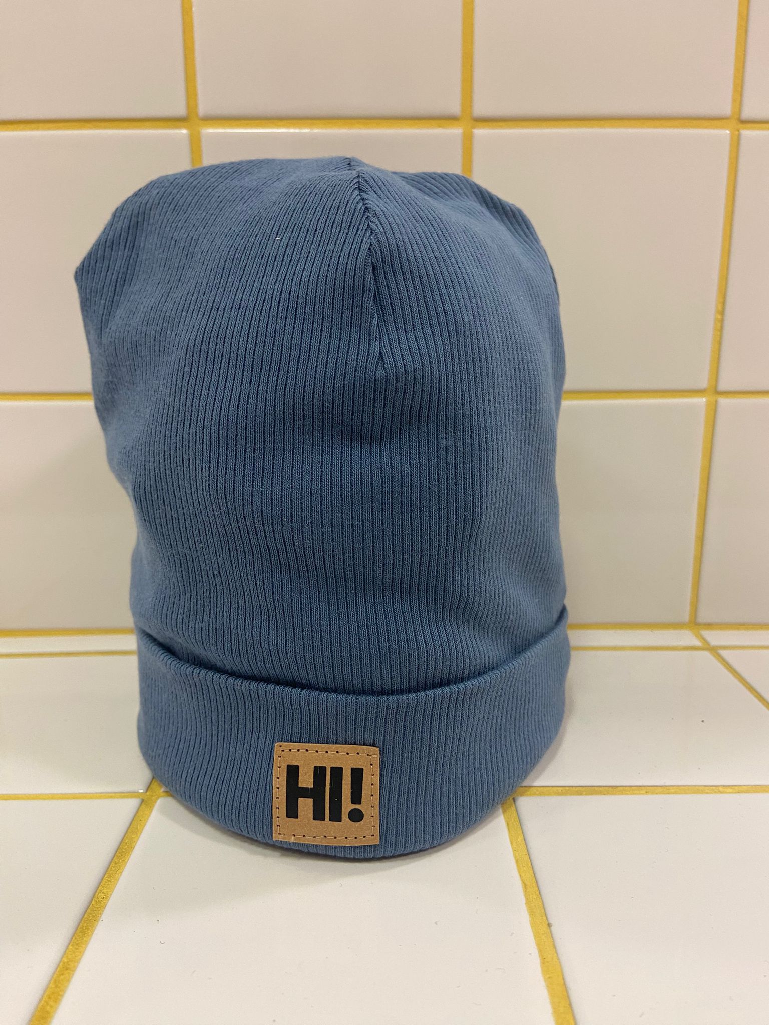 Heldentat Kindermütze | hi blau (Grösse 50–53 cm) Aufgeweckt