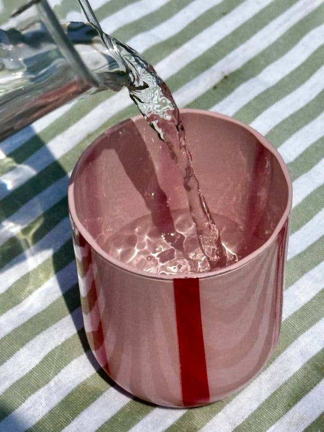 MÆGEN Glas | Atina – Rosa und Rot Aufgeweckt