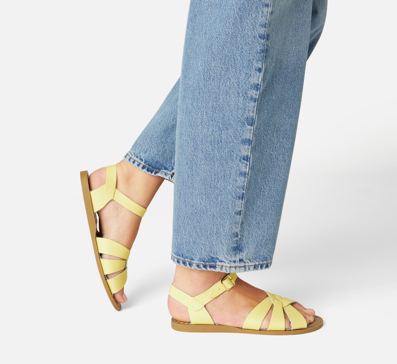 Salt-Water Sandals Sandale Original | butter yellow Aufgeweckt