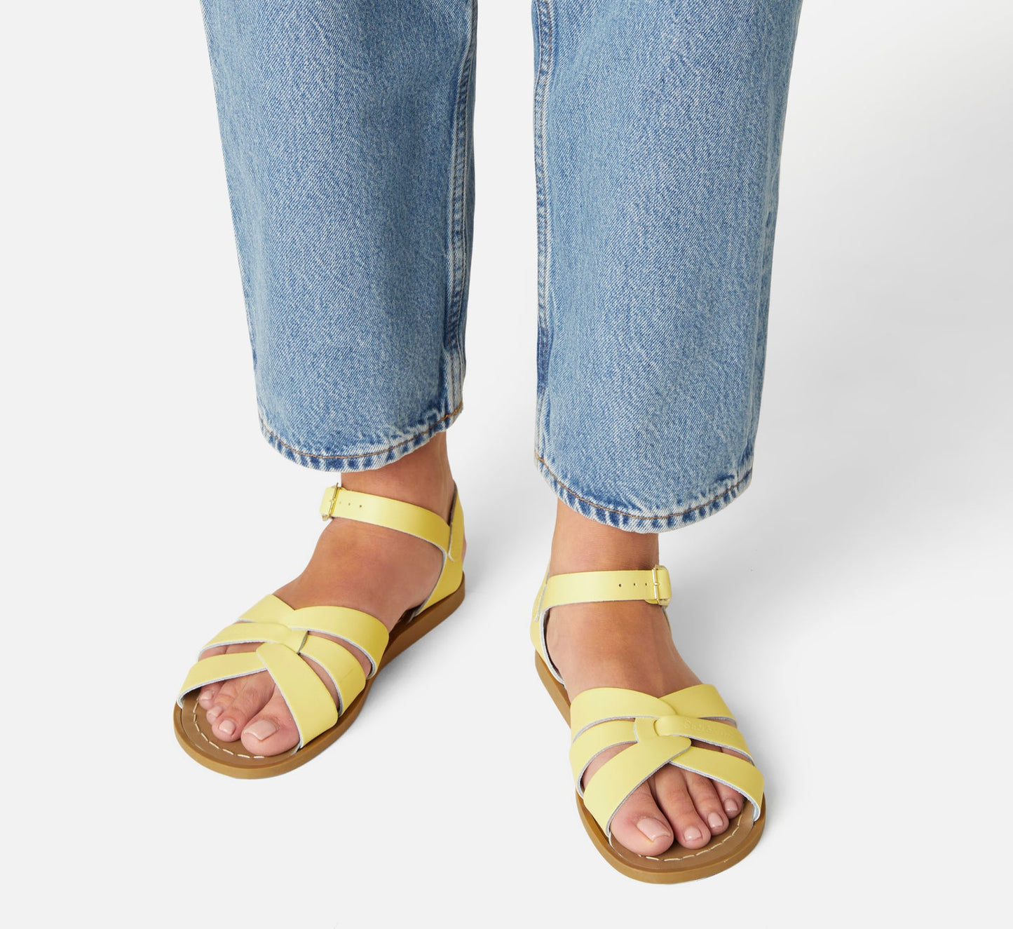 Salt-Water Sandals Sandale Original | butter yellow Aufgeweckt