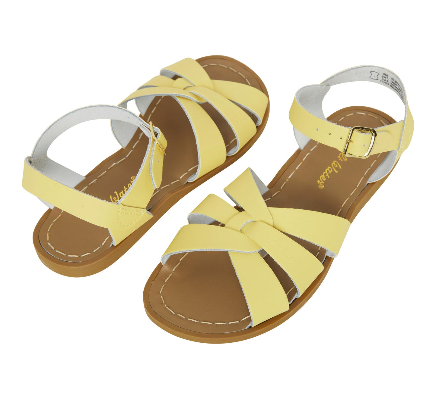Salt-Water Sandals Sandale Original | butter yellow Aufgeweckt