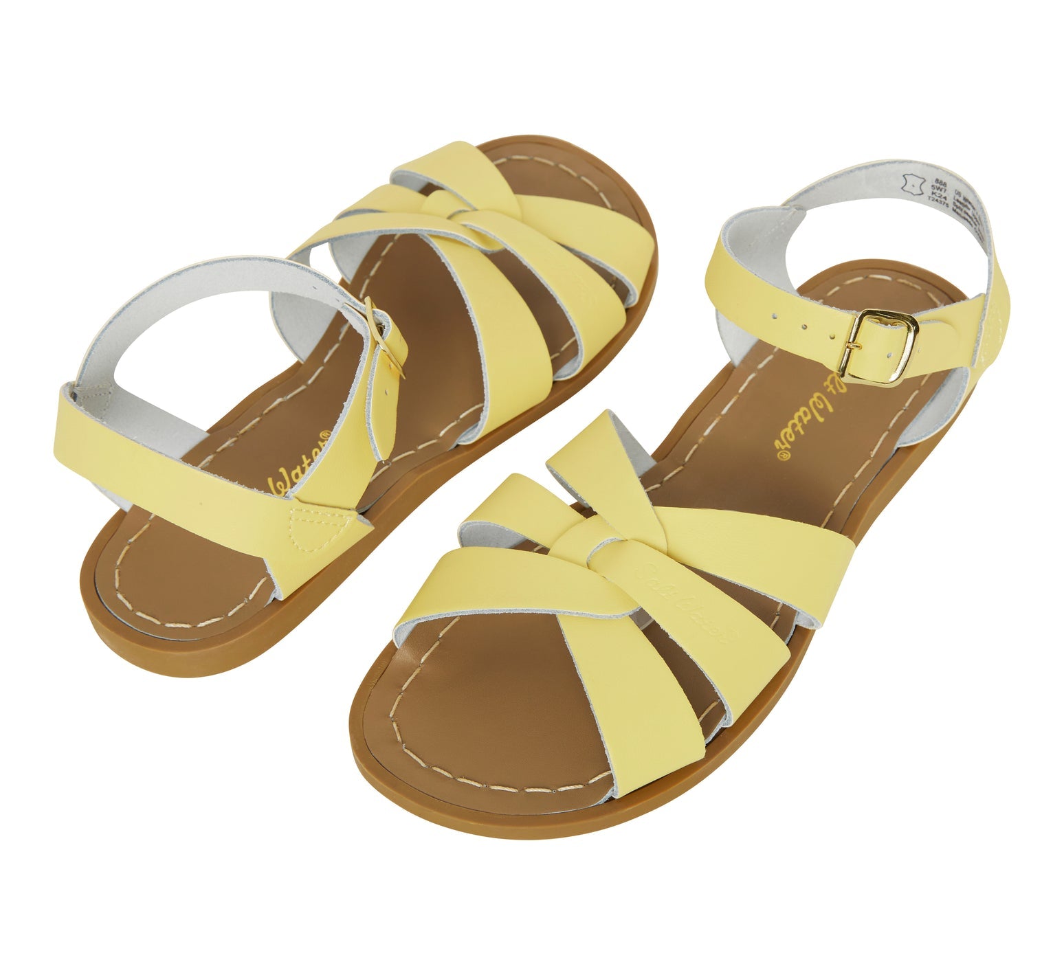 Salt-Water Sandals Sandale Original | butter yellow Aufgeweckt