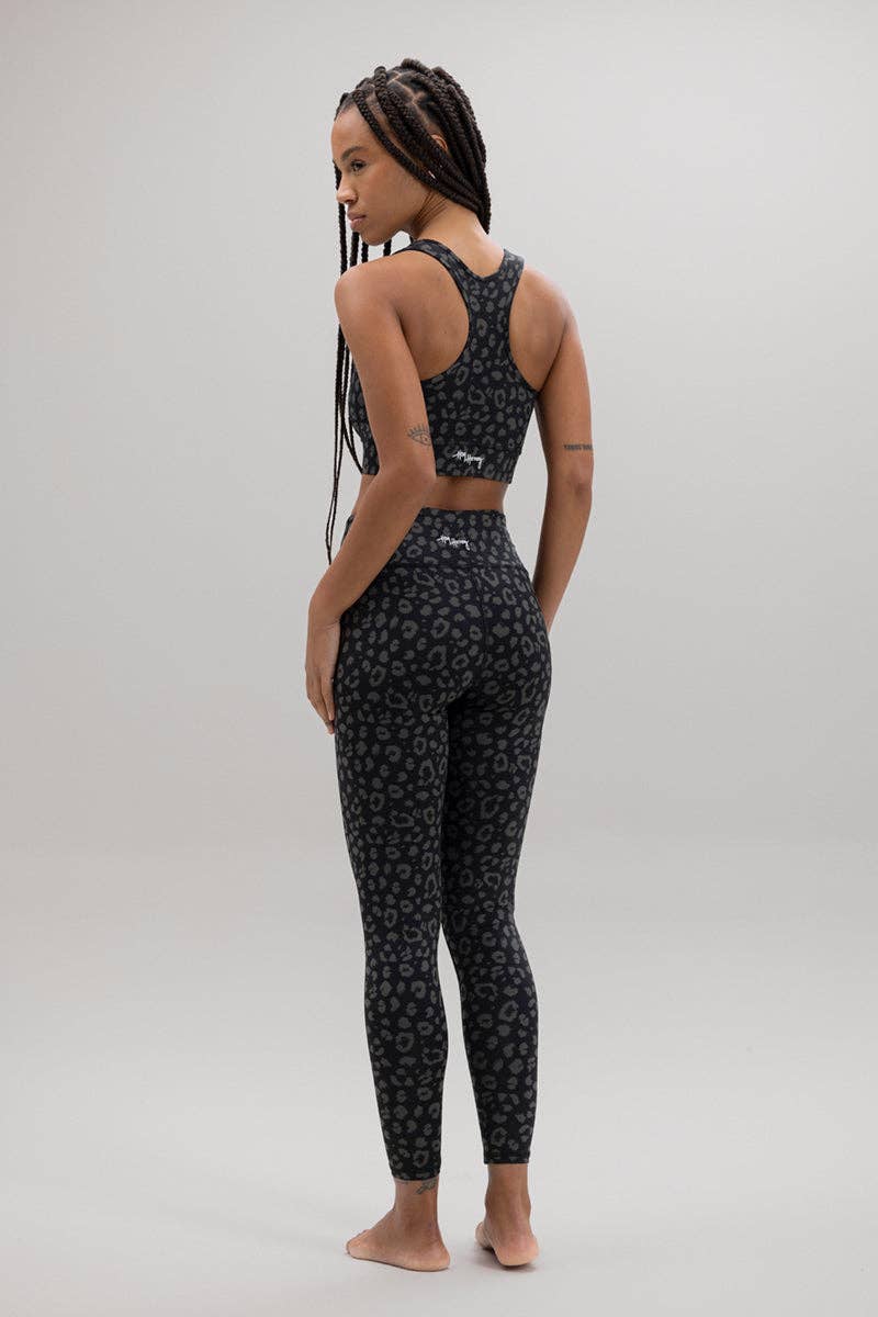 Hey Honey Racerback Bra LEO Black Aufgeweckt