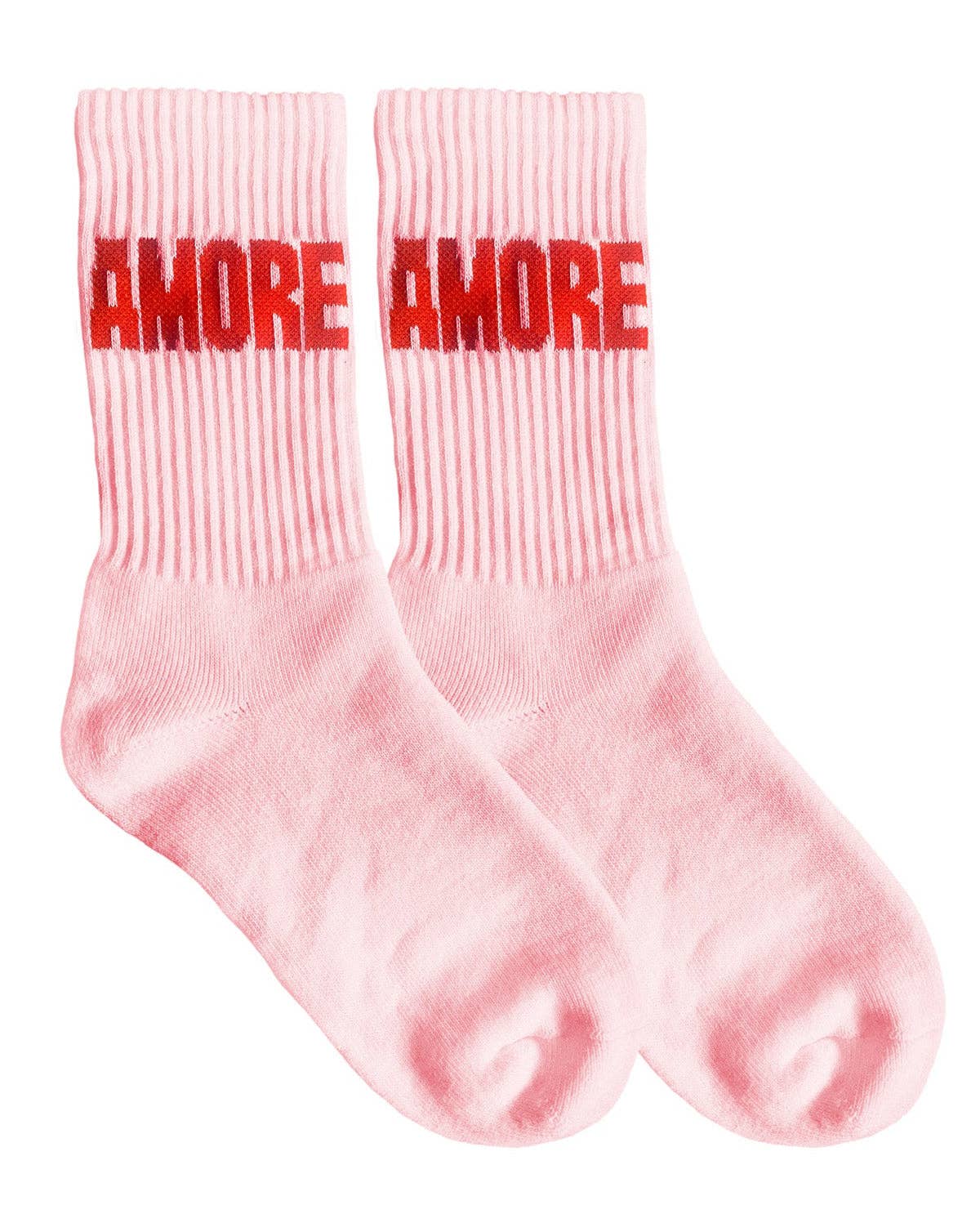 NAVUCKO Socken AMORE, Farbe Rosa/Rot Aufgeweckt