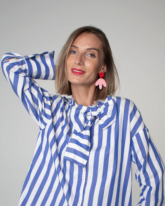 DELAROSA STUDIO Ohrstecker | Pink Palms Aufgeweckt