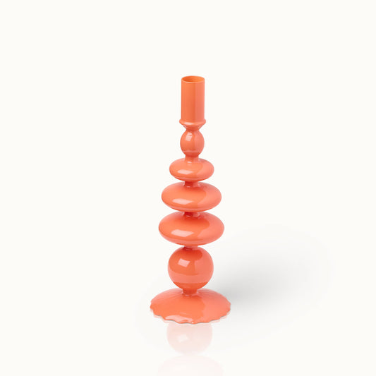 by Vivi. Kerzenständer Glas | Bubble Peach Aufgeweckt