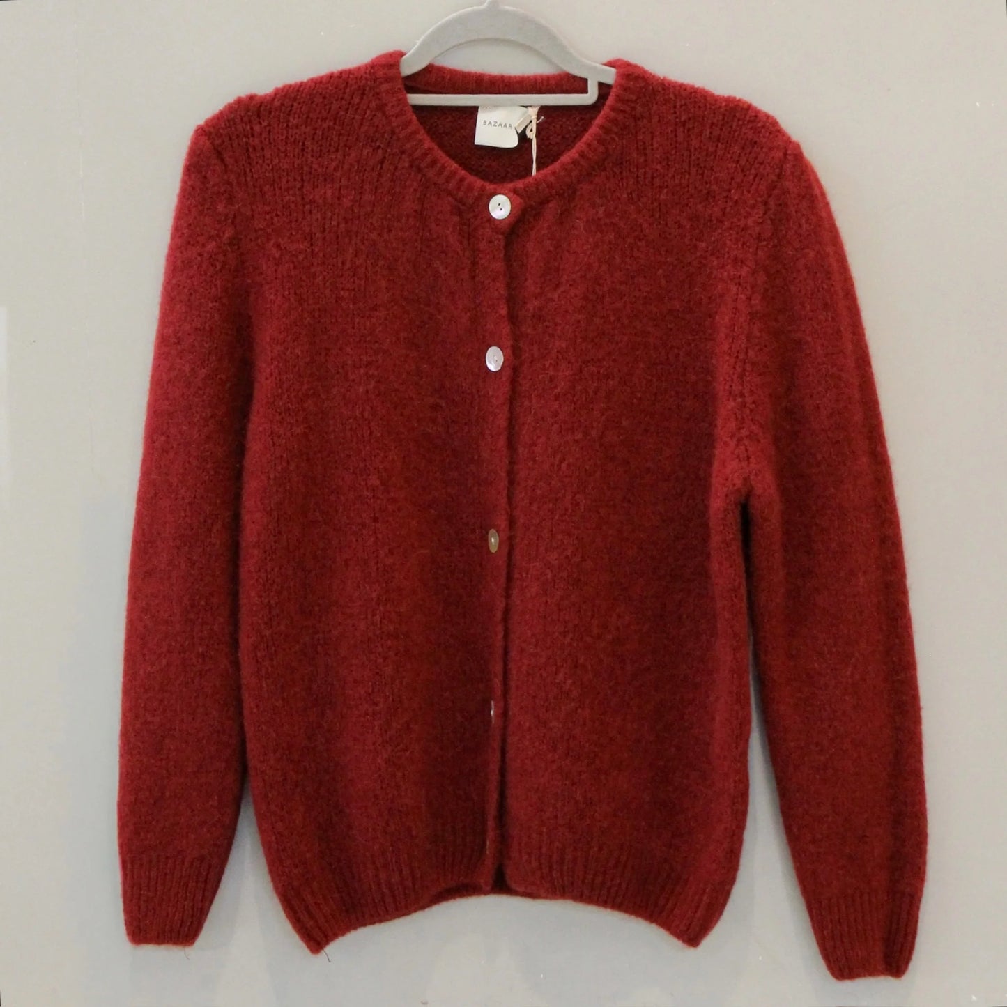 Bazaar Noir Strickjacke Candy 2.0 Bordeaux Aufgeweckt