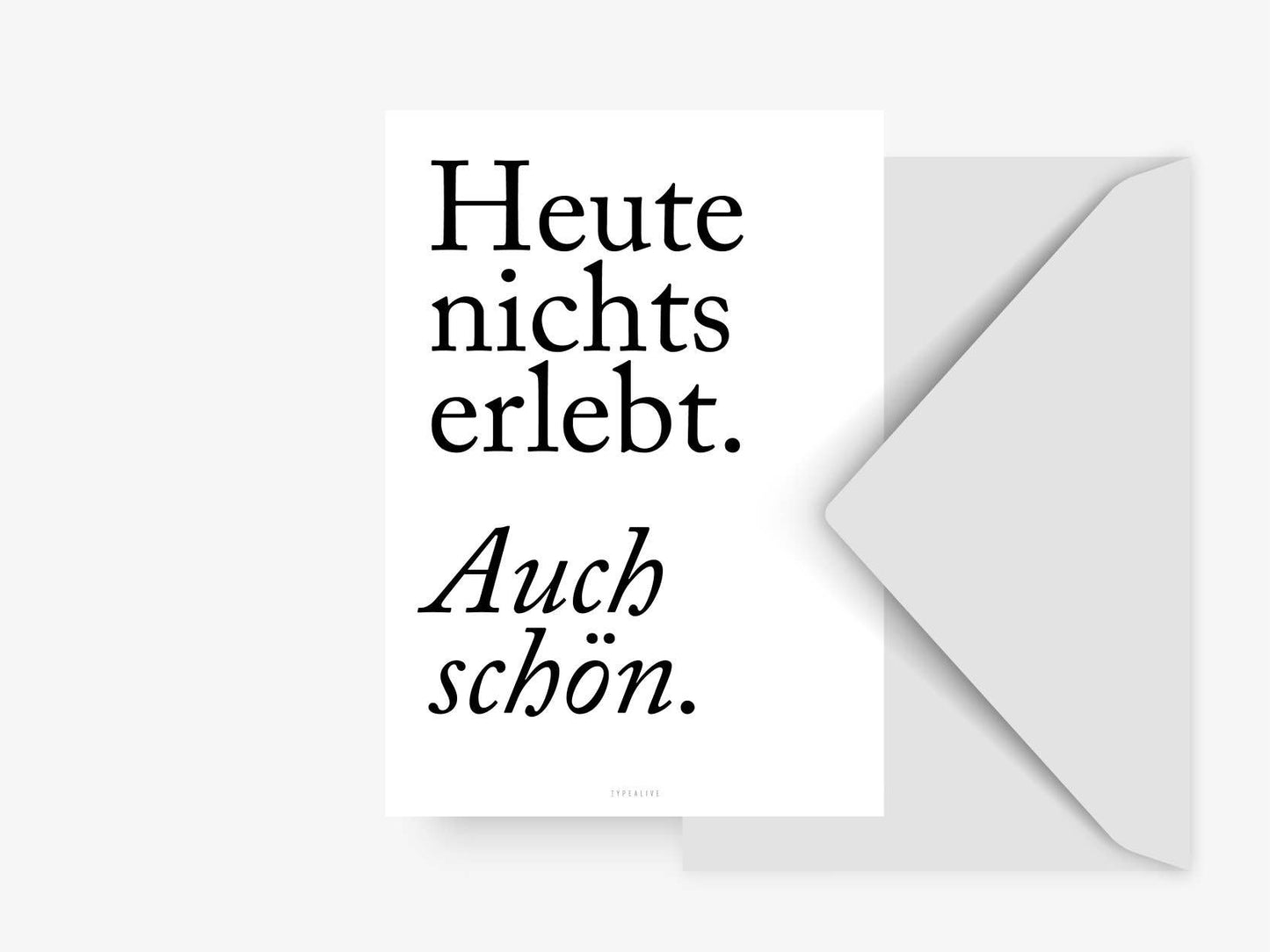 typealive Karte / Auch Schön Aufgeweckt