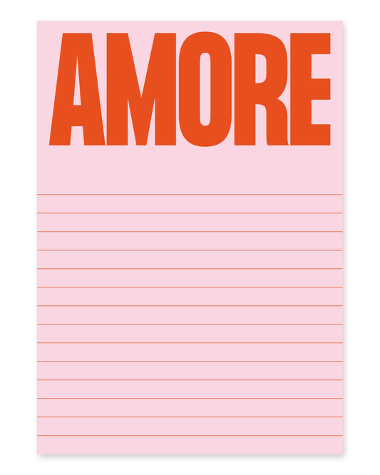 NAVUCKO Notizblock AMORE, DIN A5 – Rosa/Rot Aufgeweckt