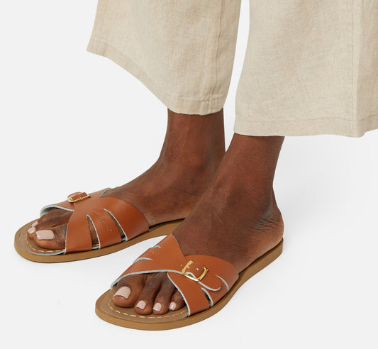Salt-Water Sandals Sandale Classic Slides Adult | tan | pre-order Mitte Juni Aufgeweckt