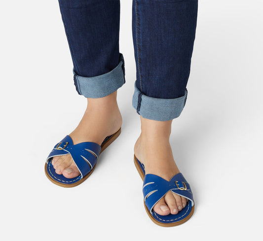 Salt-Water Sandals Salt‑Water Classic Slide – Cobalt Aufgeweckt