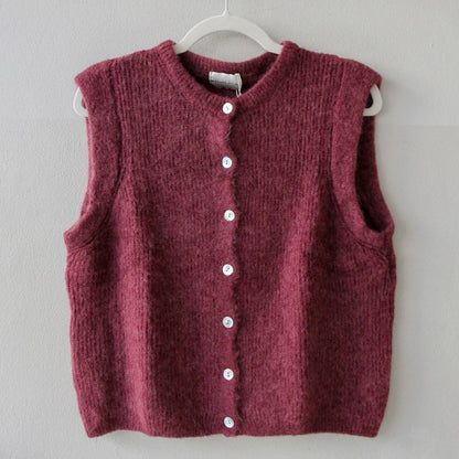 Strickweste Lena | Bordeaux