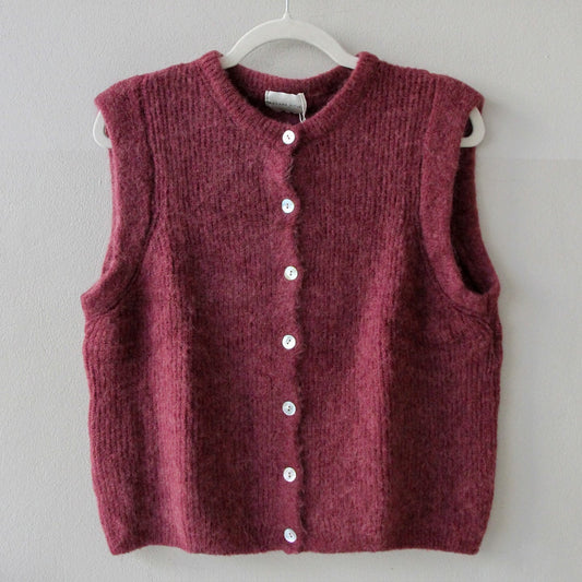 Strickweste Lena | Bordeaux