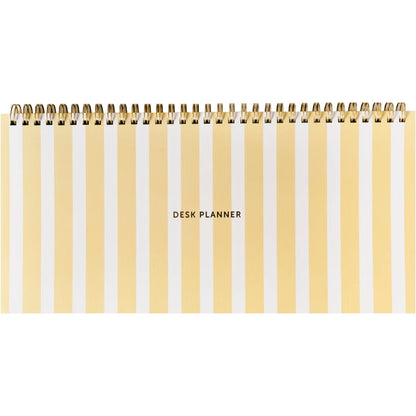 A-Journal Deskplanner – Stripes Yellow Aufgeweckt