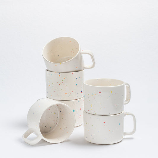 Tasse 450ml New Party Weiss
