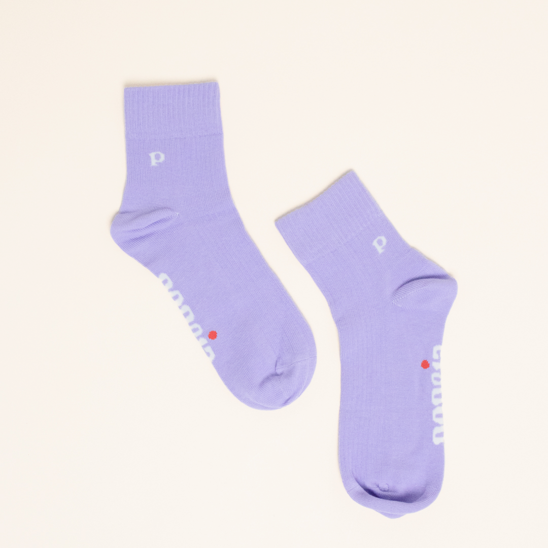 popeia Ankle Socken | lila Aufgeweckt