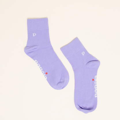 popeia Ankle Socken | lila Aufgeweckt