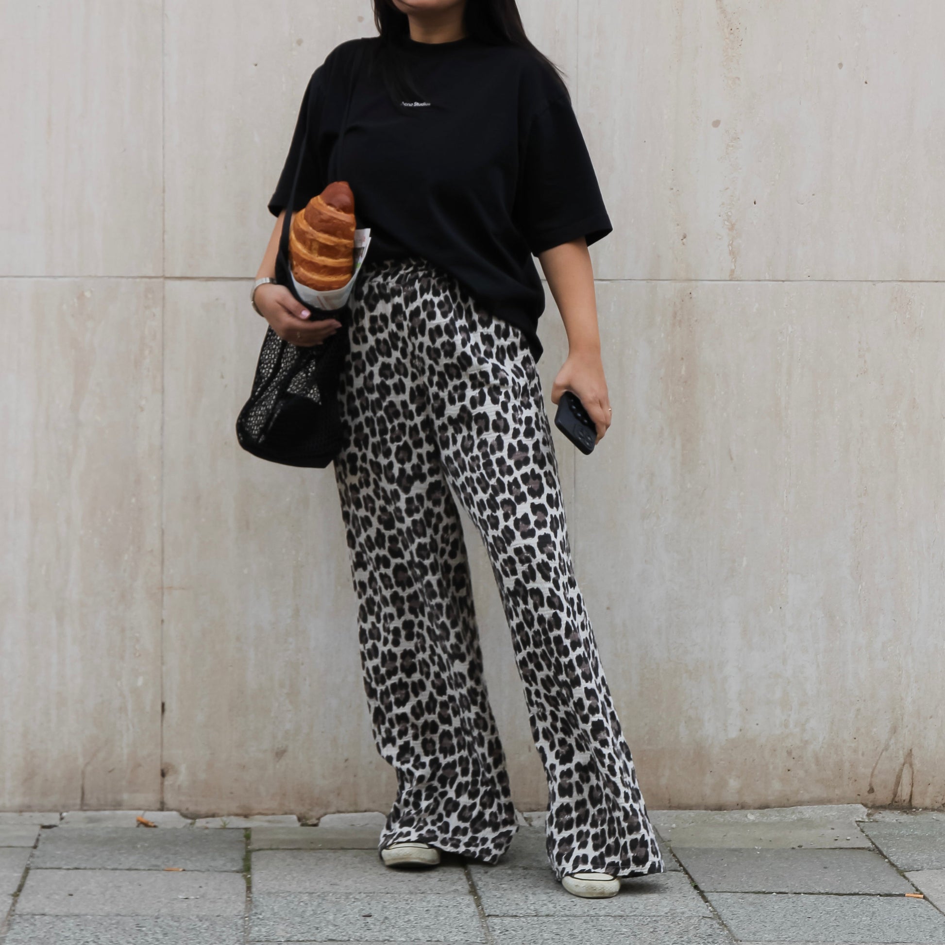 Bazaar Noir Musselin Hose Leo | Khaki - Vorbestellung Mitte September Aufgeweckt